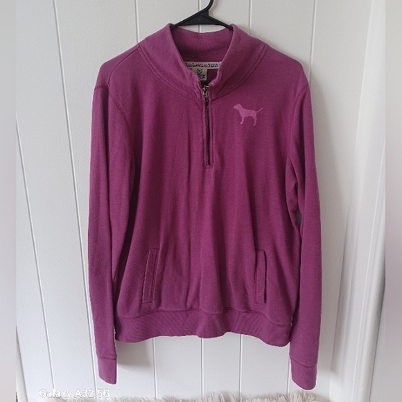 PINK Victoria's Secret Tops - Victorias Secret PINK Zip Pullover